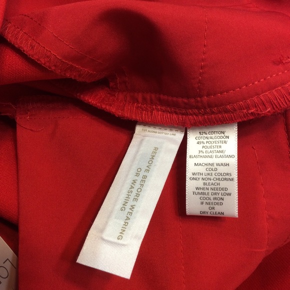 Ann Taylor Loft Skinny Cuffed Pants Julie Fit - Picture 3 of 4